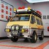 Simulation Delica Outdoor Camping Van Legierung Modell Auto Ornamente Akustooptischen Stoßdämpfende Spielzeug