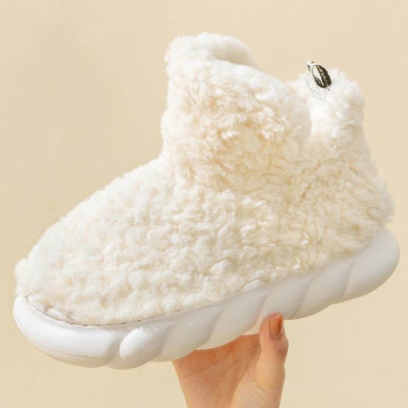 2025 Winter Warm Women's Boots Women's Snow Boots Outdoor Wear Home Cotton Slipper High Top Platform Women's Cotton Shoes