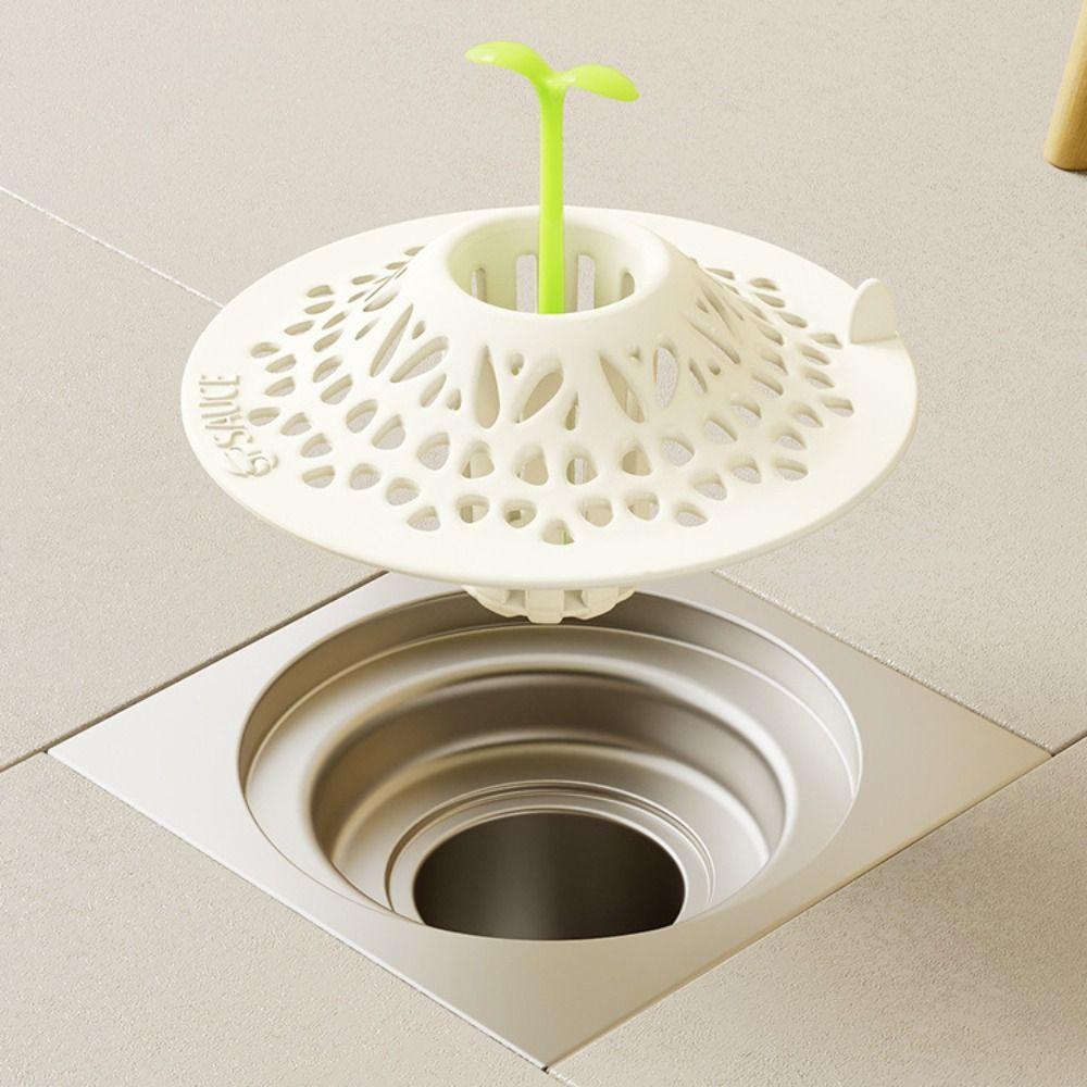 Anti-Leak Anti-Insect Drain Stopper Silicone Rubber Adjustable Drain Stopper  Kitchen Sink