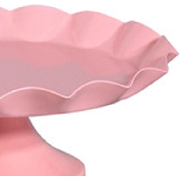 Cake Display Stand Elegant Pink Cake Stand for Versatile Dessert Display for Cupcake Dessert Fruit Pink(S)
