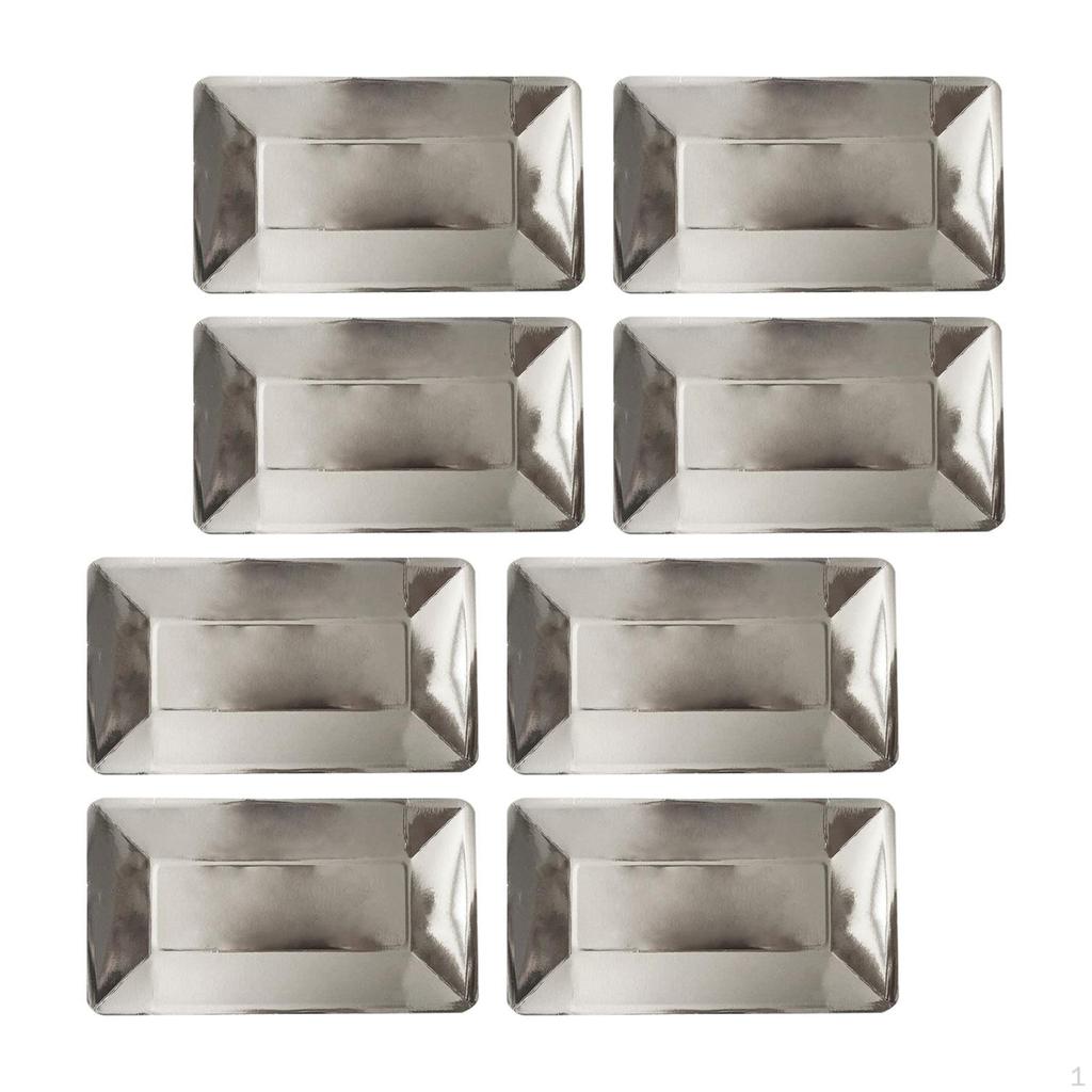 8 Stück Einwegteller Kuchenplatte Tragbares Praktisches Geschirr zum Essen