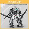 Robot Transformable Armed Helicopter Assembling Building Blocks Toy Children