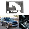 Car Carbon Fiber Gear Shift Panel Cover Trim Stickers Auto Interior Accessories For Toyota 4Runner 2010-2020