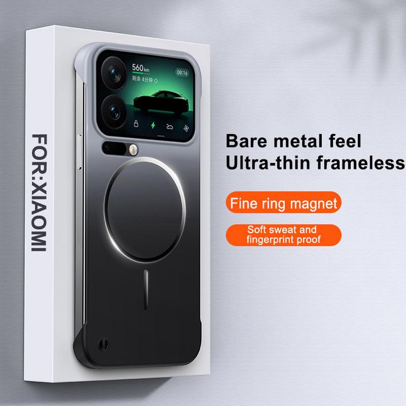 Delicate and Skin-friendly Gradient Strong Magnetic Case For Xiaomi 17 Pro Max Mi 17 Pro 15 Pro Mi 14 Ultra-Thin Protect Cover