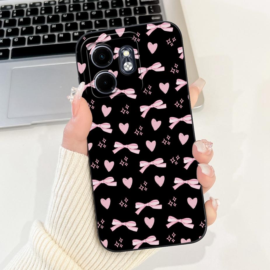 For Infinix Smart 9 Case Hot50i X6531 X6532 Cute Happy Cat Cartoon Cover Soft TPU Phone Case For Infinix Hot 50i Smart9 HD Shell