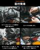 ROCKBROS Motorcycle Seat Touring Large Capacity Seamless Welded Includes Shoulder Reflective Easy Perfect for and Outdoor Black Bag, Bag, Waterproof,
