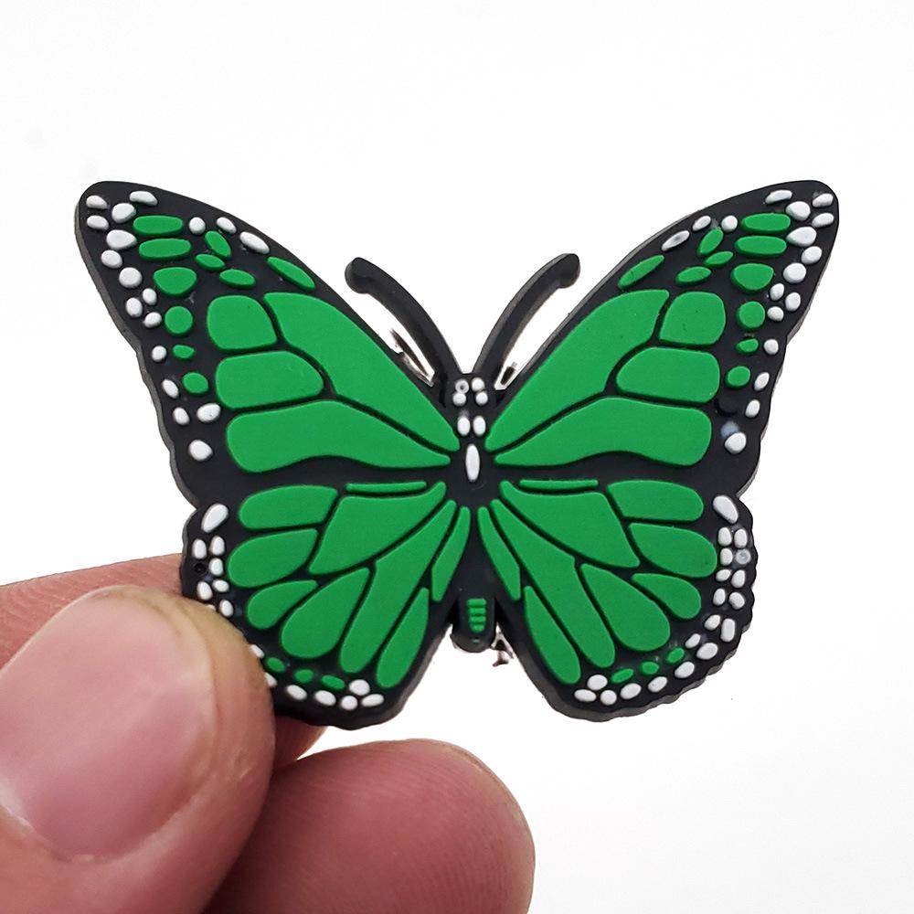 Butterfly Series Cartoon Clog Decoration: PVC Rubber Shoe Buckle Flower