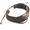 Verkaufe 100% Handgeknüpftes Schmuck-Wickelband Mehrschichtiges Leder Geflochtenes Seil Armband Herren Armbänder & Armreifen Für Damen