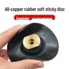 Soft Flexible Rubber Grinding Disc with Angular Joint and Self-Adhesive Suction Pad for Pebble Rounding