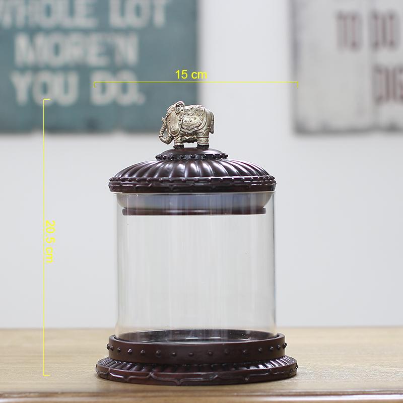 

Американское золото ретро стеклянная герметичная банка для хранения украшений еда сухоцветы конфеты чай банка стеклянный контейнер бутылки для домашнего хранения