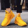 Blade-soled running shoes, spring and summer low-top mesh fabric dazzling plus size casual sneakers, light jogging