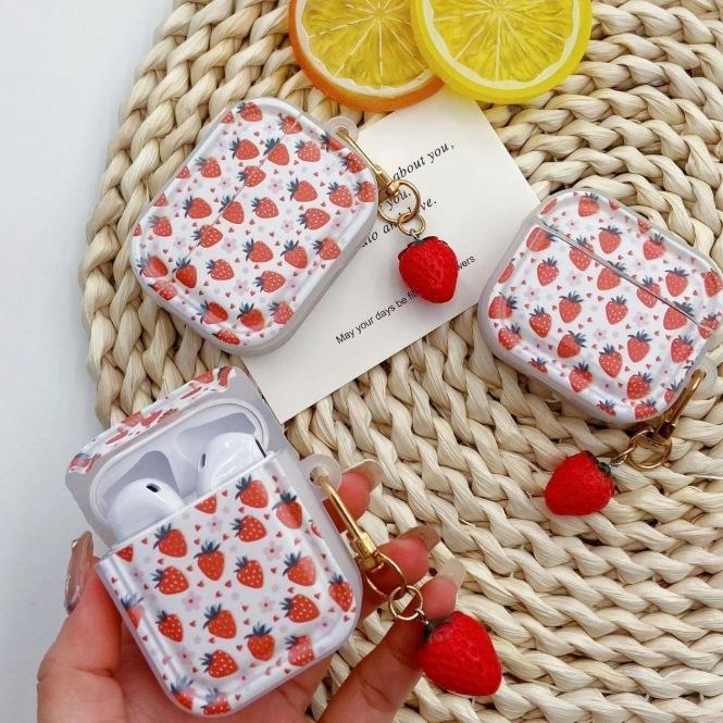Small strawberry for Apple AirPods 1 generation Pro1 earphone case 1st generation wireless Bluetooth earphone case