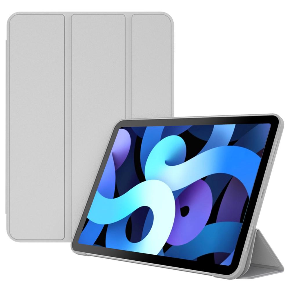 

Для iPad Эйр 11 (2025)/(2024)/Воздух (2022)/(2020) Чехол-подставка трифолд из ПУ кожи+ТПУ для планшета Grey