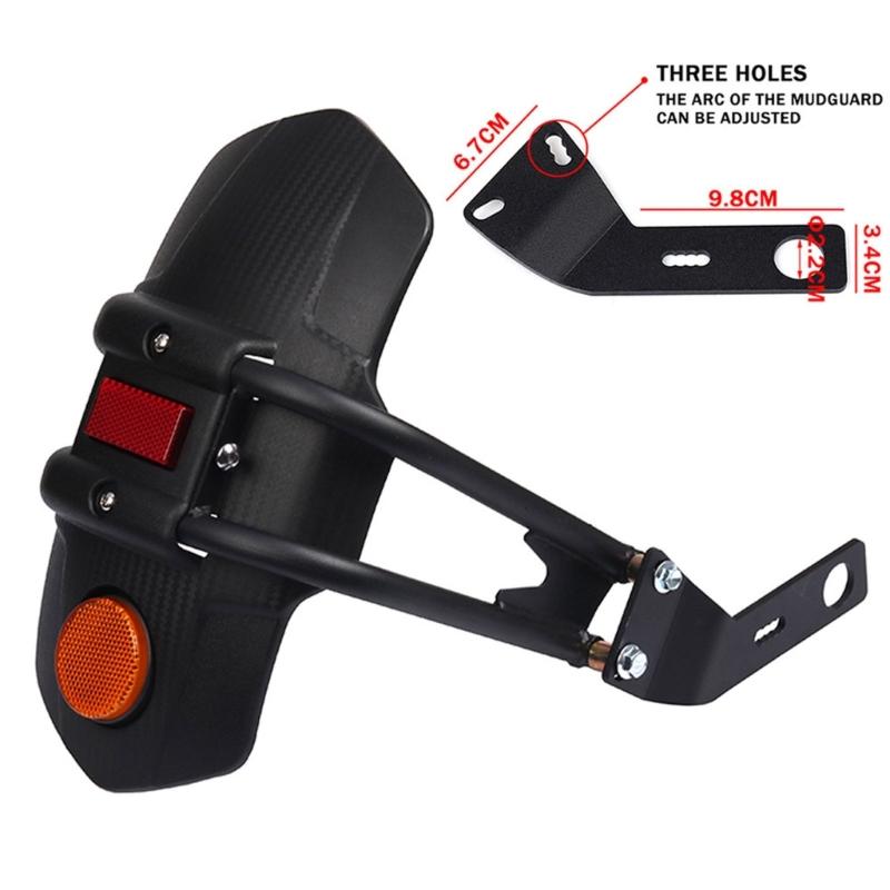 Garde-boue arrière universel pour moto avec suspension personnalisable Garde-boue arrière robuste en métal Convient pour GSXR 600 750