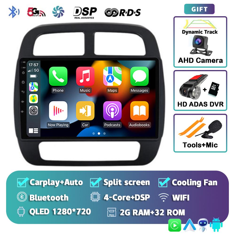 For Renault KWID K-ZE Dacia spring 2015-2019 Android 14 Carplay Auto WIFI+4G Car Radio Multimedia Video Player GPS 2din Stereo