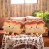 Plush Toast Bread Pillow Kawaii Food Toast Soft Doll Winter Hand Warmer Home Decoration Cushion Kids Toys Birthday Gift