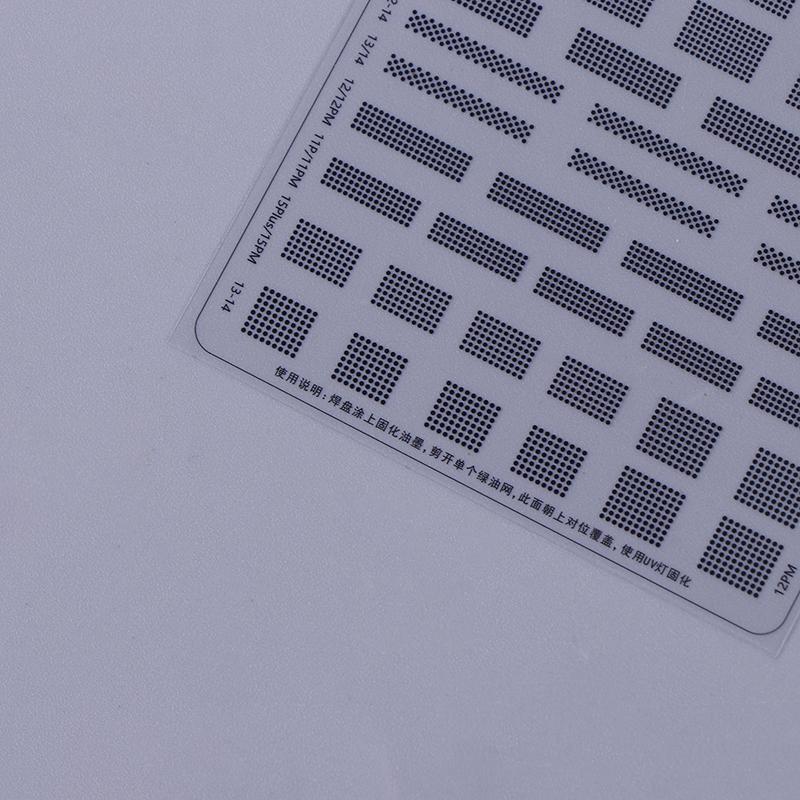 Screen Green Oil Film For Phone Series F-Iplcd Green Oil Bga Reballing Stencil Cpu Motherboard Repair Tool