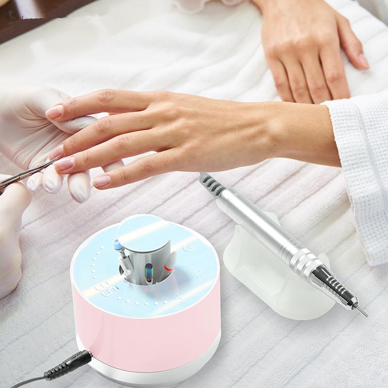High Quality Brushless Nail Drill 80W 35000RPM Manicure Machine Professional Electric Nail Sander 0 Noise Nail Cutter for Salon