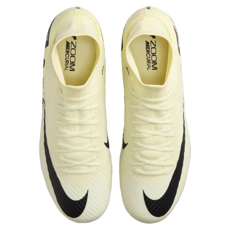 Nike Mercurial Superfly 9 Academy Kemény Talajra Magasszárú Foci Cipő 'Limonádé' Sportcipő DJ5626-700