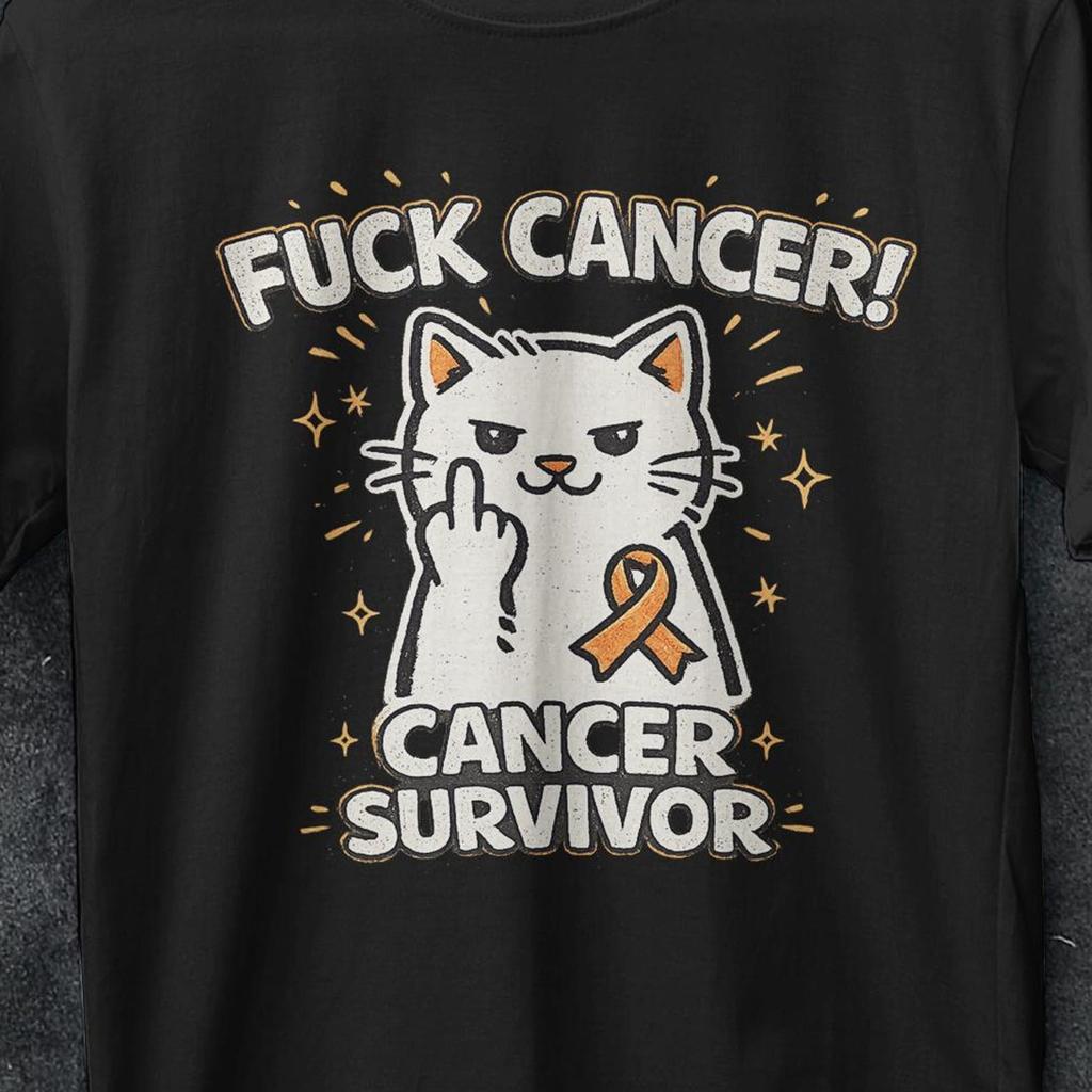 Cancer Shirt, Kitten T Shirt, Cancer Survivor Shirt, Cancer Fighter Shirt,Wonder Women, Breast Cancer, Cancer Patient Gifts, Cancer Gift