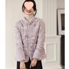 Retro Thickened Chinese Cotton Jacket with Frog Buttons and Fleece-Lining: Versatile Winter Outerwear