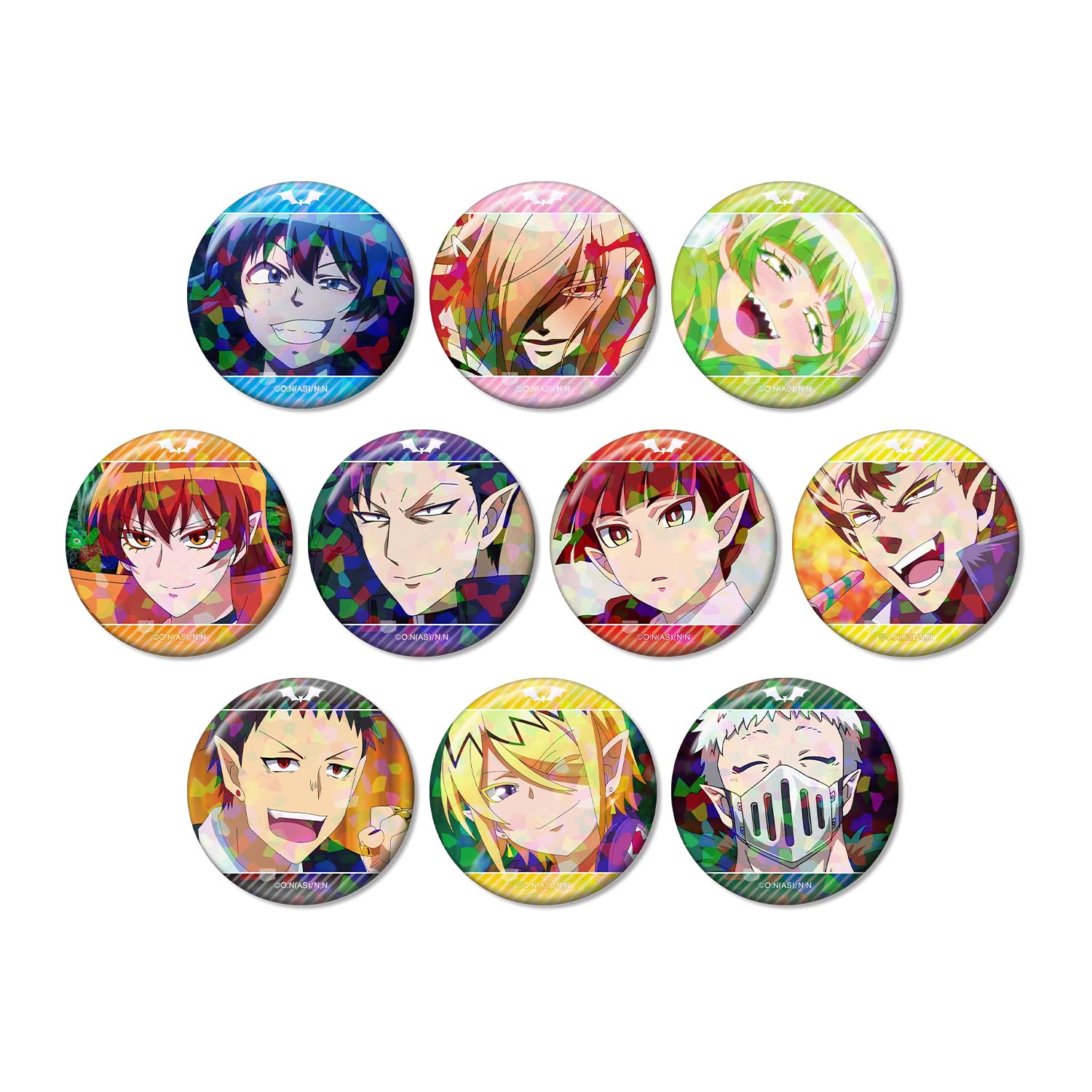 

Welcome to Demon Trading Scene Hologram Can Badges Box of 10 School! Iruma-kun