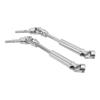 2Pcs RC Front Drive Shaft Stainless Steel Set Kit for Traxxas SLASH 4x4 Rustler Stampede