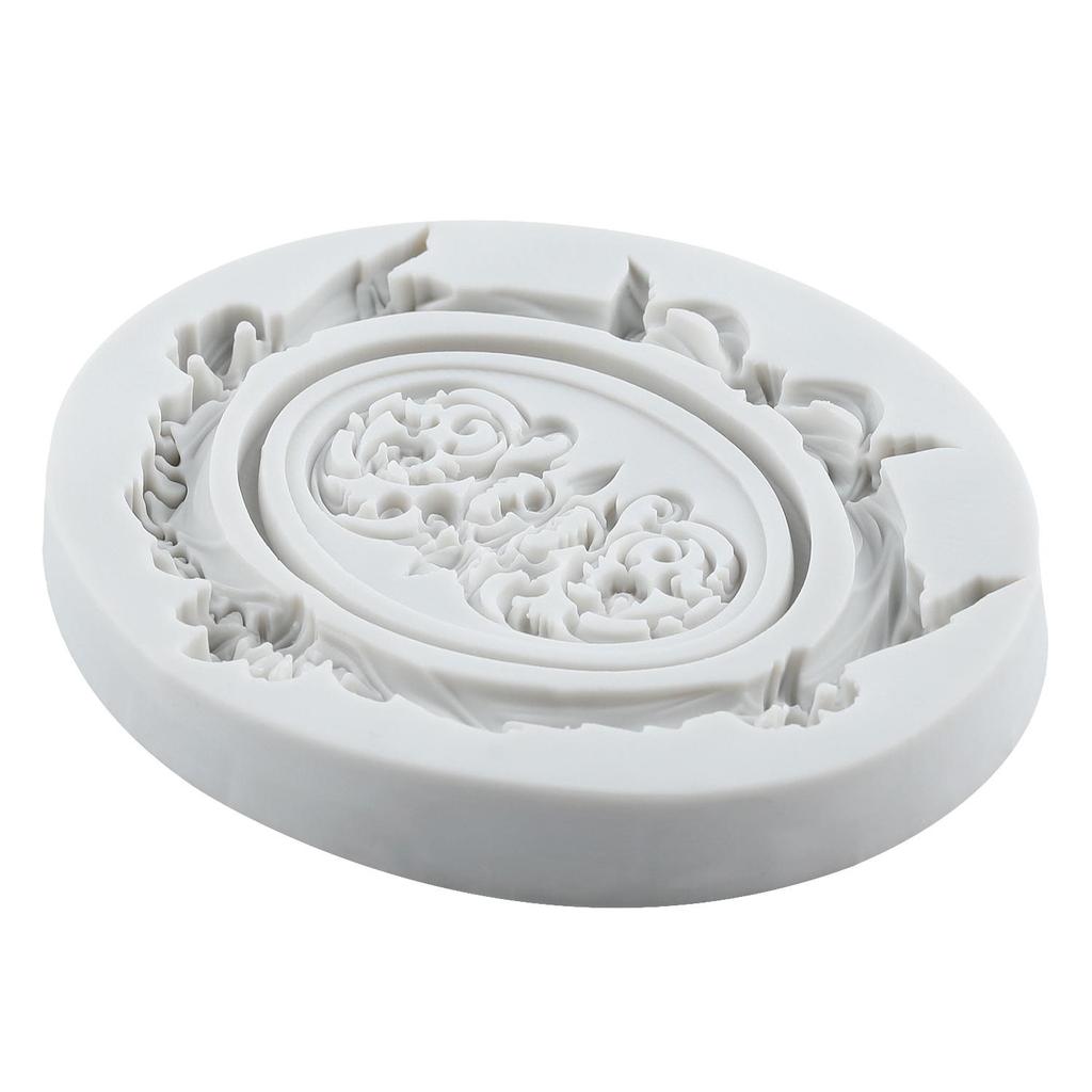 Baroque Frame Silicone Molds Picture Frames Fondant Mold Cake Decorating Tools Cupcake Topper Candy Chocolate Gumpaste Mold