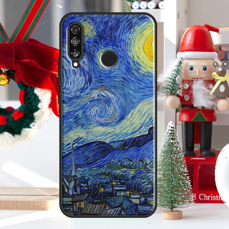 Van Gogh Starry Sky For Huawei Nova 5T 9 10 SE 7i 8i 11i 12i Y73 Y72 Y61 Y91 Y60 Y70 Y90 P20 P40 P30 Lite Case