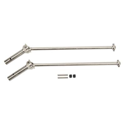 2PCS 185mm RC CVD Driveshaft Steel RC Front and Rear CVD Drive Shafts RC Parts for ARRMA 1 7 1 8 RC Car Silver