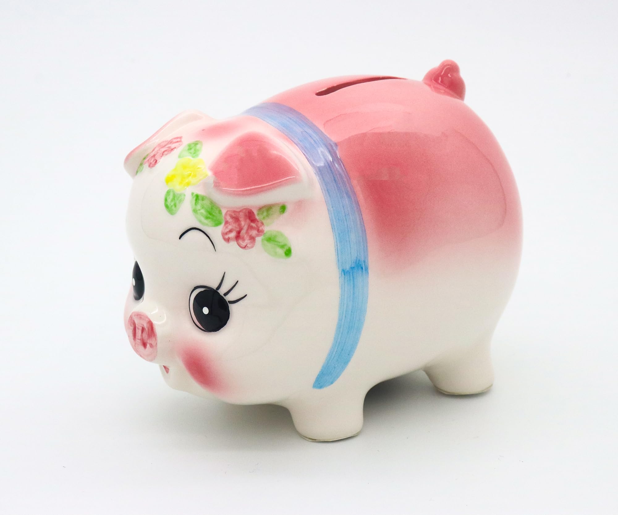 

Craftsman House Retro Pig Piggy Made in Japan Bank, Medium, белый