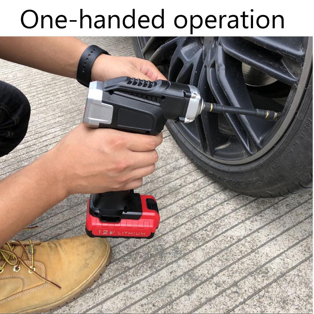 DC 12V Portable Wireless Air Pump Smart Car Automatic Digital Display Inflator Electric Air Pump Adjust Tire Pressure Lighting Tool 15x7.5x24.5cm