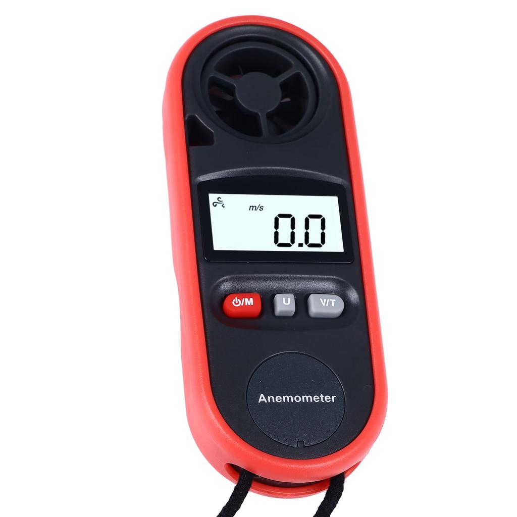 Anemometer Handheld Digital Wind Speed Meter Gauge Air Flow Tester for House HVAC 14 Fahrenheit ‑113 Fahrenheit