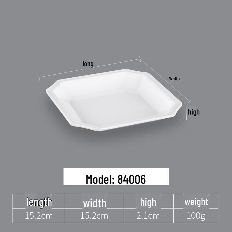Melamine 3-Compartment Dumpling Plate Set