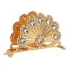 Golden Metal Napkin Holder Exquisite Light Luxury European Style Zinc Alloy Table Napkin Organizer for Kitchen Dinner Table Party Type 3