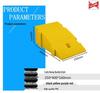 Portable Plastic Triangular Curb Ramp for Cars and Homes