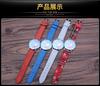 Christmas Snowman Women's Watches Casual Quartz Wristwatches Bright Color Leather Strap Quartz Watches Ladies Watch Reloj Mujer