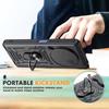 Coque Silicone Pour Xiaomi Redmi 14C - Antichoc - Support anneau rotatif - Protection caméra coulissante