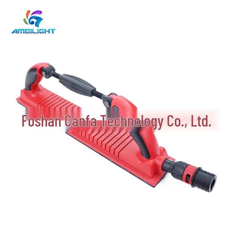 Canjie Car Paint Sanding & Polishing Block - Dust-Removing Rectangular Curved Hand Sander with Vacuuming.