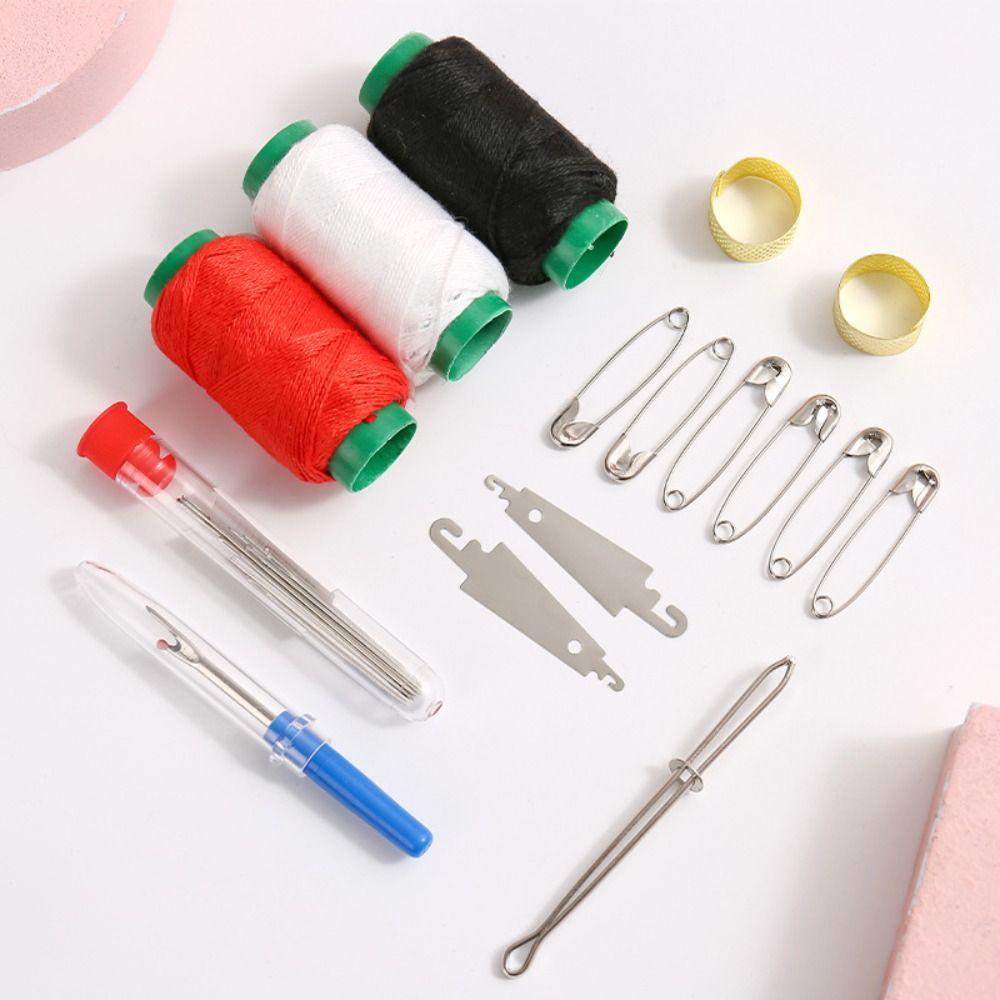 Multi-Purpose Needle Thread Hand Repair Tools Needle and Thread Kit  for Quilt Sewing