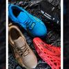 anti-smashing and anti-piercing men's summer breathable and deodorant steel head lightweight soft sole non-slip and wear-resistant protective