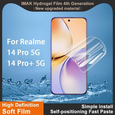 For Realme 14 Pro Plus 5G Glass IMAK Hydrogel Film 4th Generation Full Coverage Screen Protector