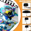 Custom Name Personalized Cosmic Bot Crew Print Umbrella, Auto Open Close, 8‑Rib Sturdy Frame, Commute Camping Hiking Use, Birthday Gift