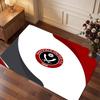 Sheffield United Football Print Crystal Velvet Rug, Comfortable Water Absorbent Non Slip Indoor Floor Carpet