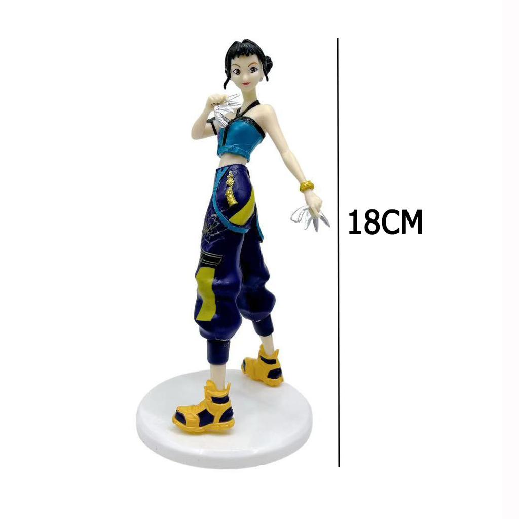 NEW KPop Demon Hunter Statue Toy Doll Rumi Zoey Action Figure PVC Model Desktop Ornament Toy Fans Birthday Gifts