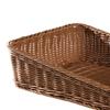 Bread Basket Fruit Storage Meal Imitation Rattan Serving Tray for Living