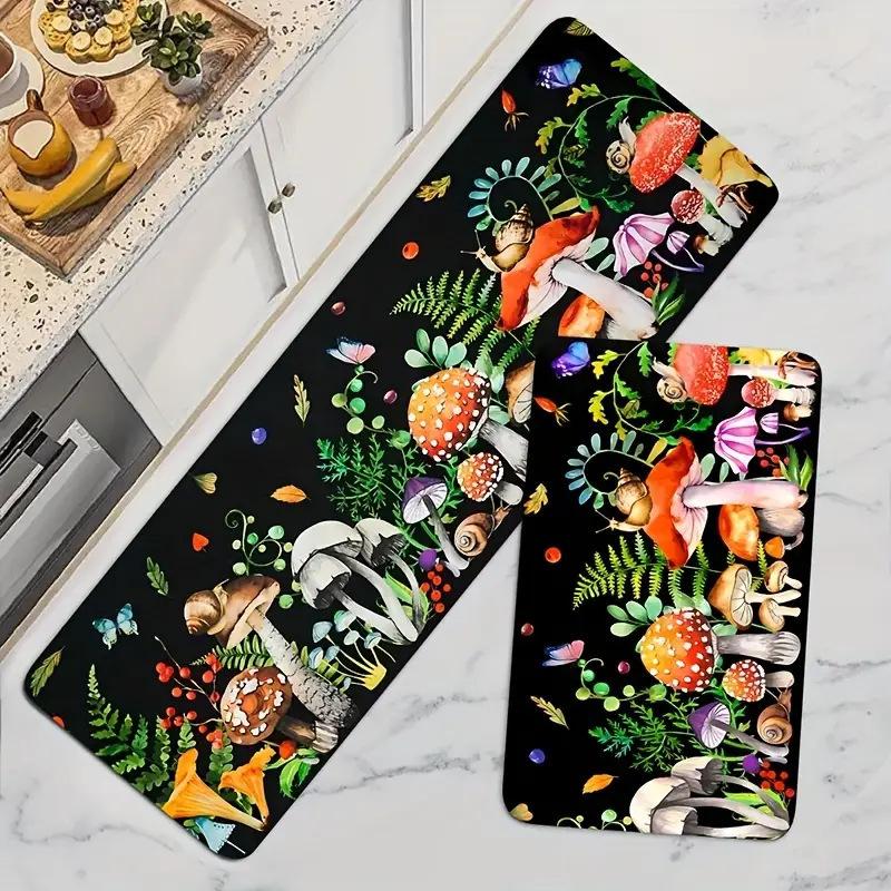 

Кухонный коврик с цветным деревянным принтом, мягкий утолщенный кухонный коврик, водонепроницаемый нескользящий маслостойкий напольный коврик, коврик для бега 50*150cm