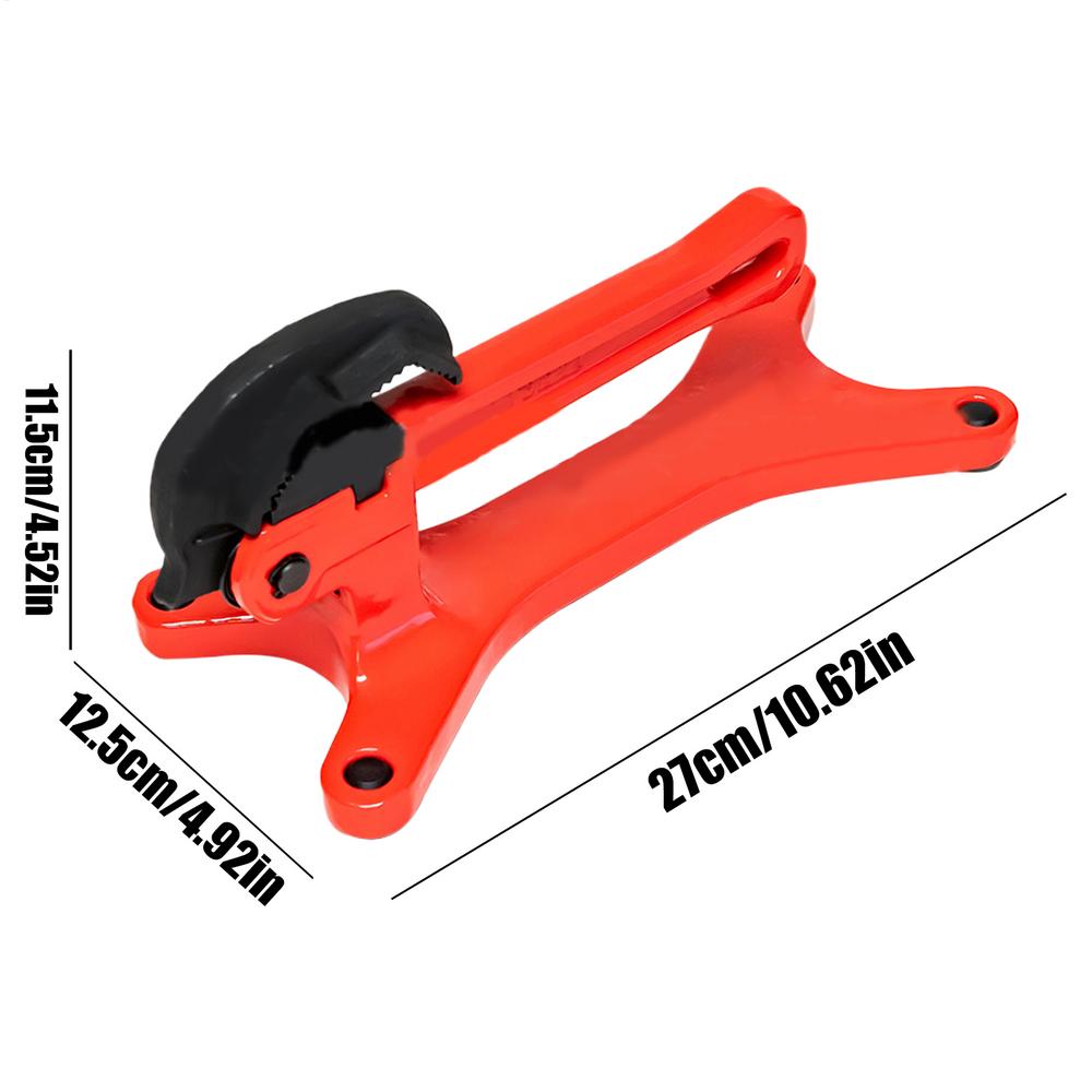 Manuel Pipe Clamps Pipeline Support Solid Base Spring Loaded Jaw S Gear For Valve Maintenance High Altitude Multifunctional Tool