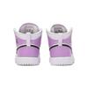 Air Jordan 1 Mid PS Barely Grape Kids Sneakers Purple Black White DQ8424-501