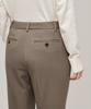 MUSINSA STANDARD WOMAN Women'S Heavyweight Fleece-Lined Slim Straight Hidden Elastic Waist Slacks [Dusty Beige]